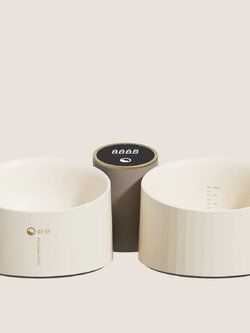 ถาดอาหารคู่ พร้อมเครื่องชั่ง VOOCOO Duo Bowl with Scale