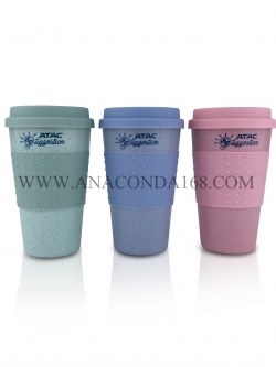 แก้วน้ำ แก้วมัค แก้วมีฝาปิด 350 ml.สกรีนโลโก้