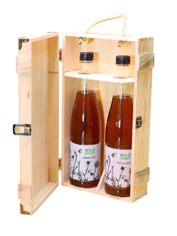 ชุดของขวัญ น้ำผึ้ง 1000 กรัม กล่องไม้ X2