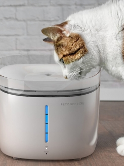 น้ำพุแมวแบบกรองน้ำอัจฉริยะพร้อมระบบฆ่าเชื้อด้วยแสง UV PETONEER FRESCO รุ่น ULTRA