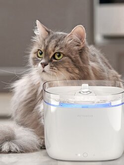 Petoneer เพ็ทโอเนียร์ น้ำพุแมวแบบกรองน้ำ ไวไฟพร้อมระบบฆ่าเชื้อ รุ่น FRESCO Mini Pro