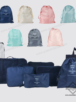 เซ็ทกระเป๋าจัดระเบียบเดินทาง 7 ชิ้น พับเก็บได้