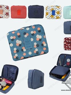 กระเป๋าจัดระเบียบเครื่องสำอางแบบลาย กระเป๋าจัดระเบียบเดินทาง