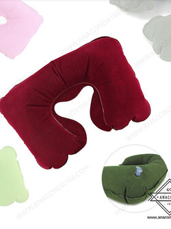 หมอนรองคอเป่าลมพกพา V.2 (neck pillow)
