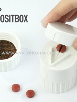 กระปุกเก็บยา ตัดยา และบดยา 3in1 ( Bowl Pill Box Cut/Mashed)