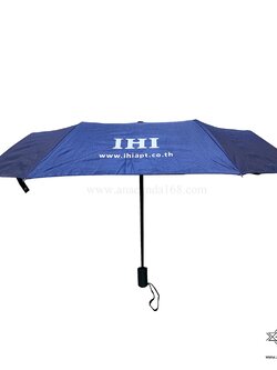 ร่มพับพรีเมี่ยม 3 ตอน 8 ก้าน แบบอัตโนมัติ ทำโลโก้