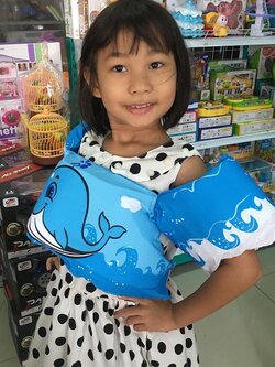 ชูชีพเด็ก ห่วงตัว+สอดแขน ลาย การ์ตูน