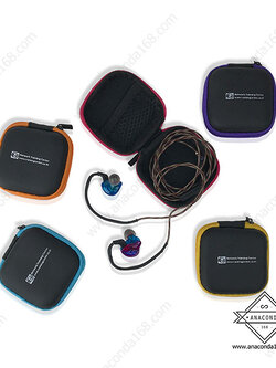 กระเป๋าเก็บสายหูฟัง กล่องใส่หูฟัง รุ่นซิปสี