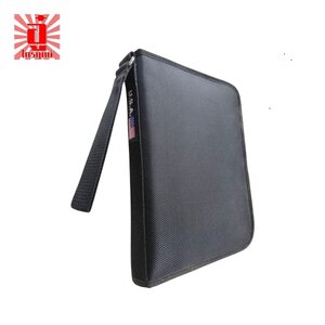 กระเป๋า กระเป๋าใส่ลูกโม่ 686 ขนาดลำกล้อง 3 นิ้ว เป็นกระเป๋าผ้าไนล่อนแบบซิบมีซิปรอบ สีดำ ทรงสี่เหลี่ยมผืนผ้า ผลิตในประเทศไทย