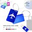 ป้าย Tag ห้อยกระเป๋าเดินทาง แบบสี่เหลี่ยมโลหะ ( LUGGAGE TAG )