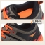 รองเท้าผ้าใบหนังแท้ Merrto รุ่น 8619 สีดำ/ฟ้า