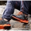 รองเท้าผ้าใบหนังแท้ Merrto รุ่น 8619 Gray/Orange (เทา/ส้ม)