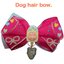 Dog hair bow.