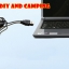 สายชาร์จ USB หัวกลม DC 3.5มม. สายยาว 45CM สายชาร์จหัวกลม สายชาร์จ USB 3.5MM